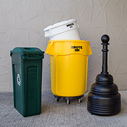 Trash Cans and Recycling Bins