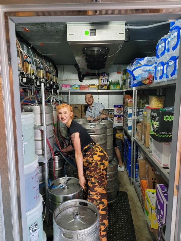 Staff at Ernie's