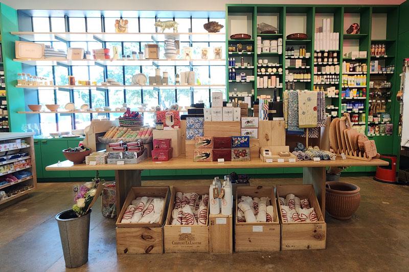 Shopping display at Tiny Grocer