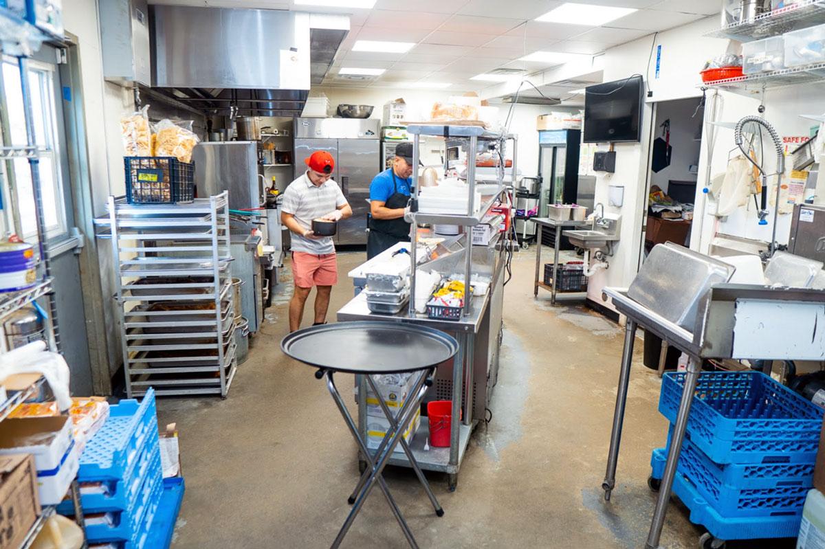 A catering business renting out a kitchen found on Virtual Fork