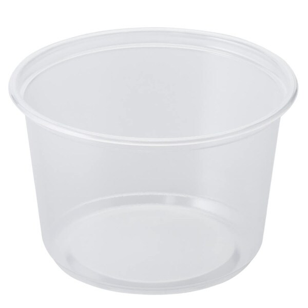 Lollicup FP-DC16-PPU 16 oz Deli Containers (Case of 500)